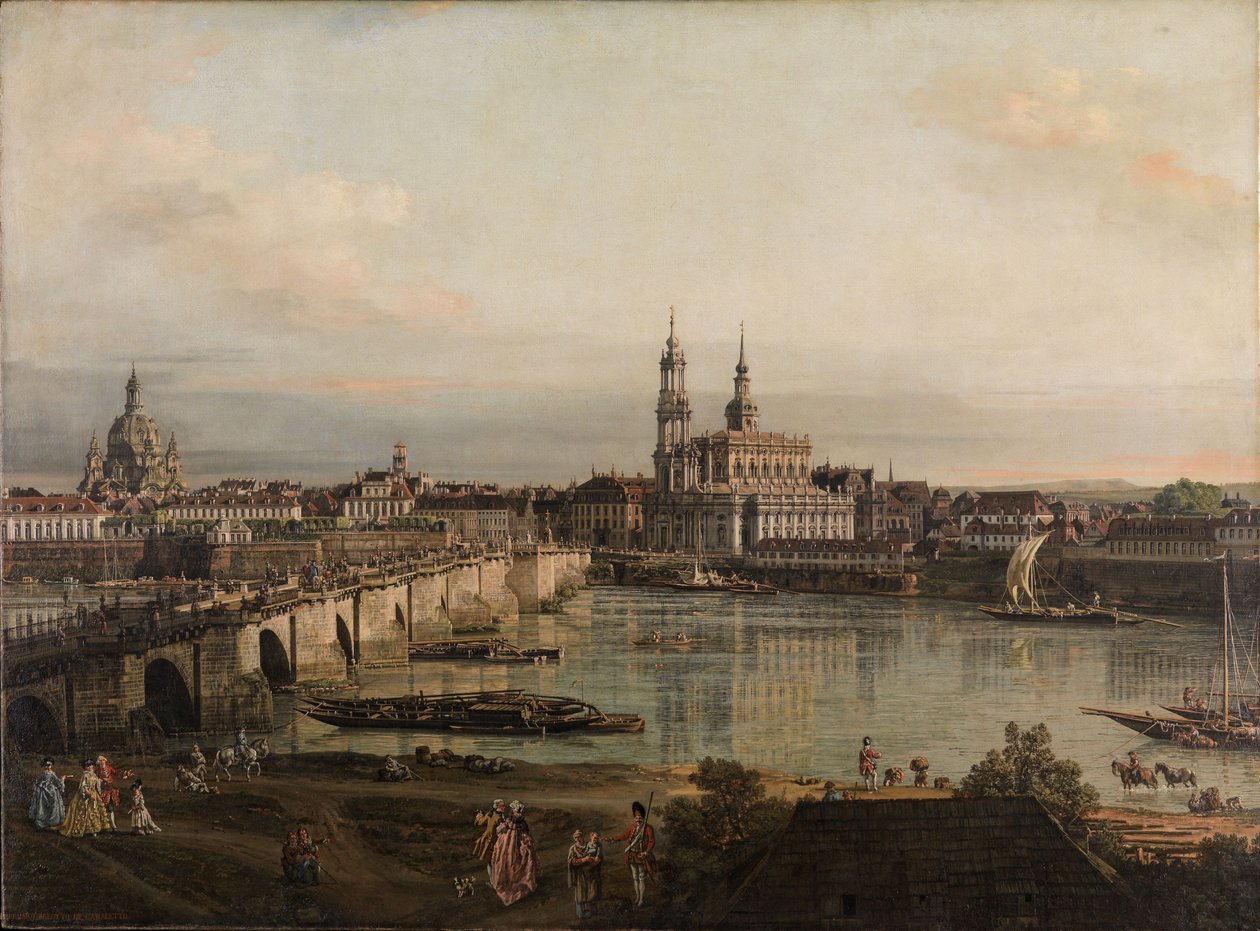 Vue de Dresde - Bernardo Bellotto