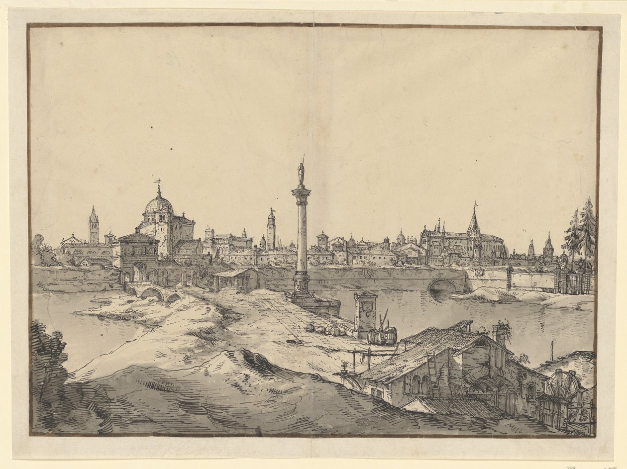 Vue imaginaire de Padoue - Bernardo Bellotto