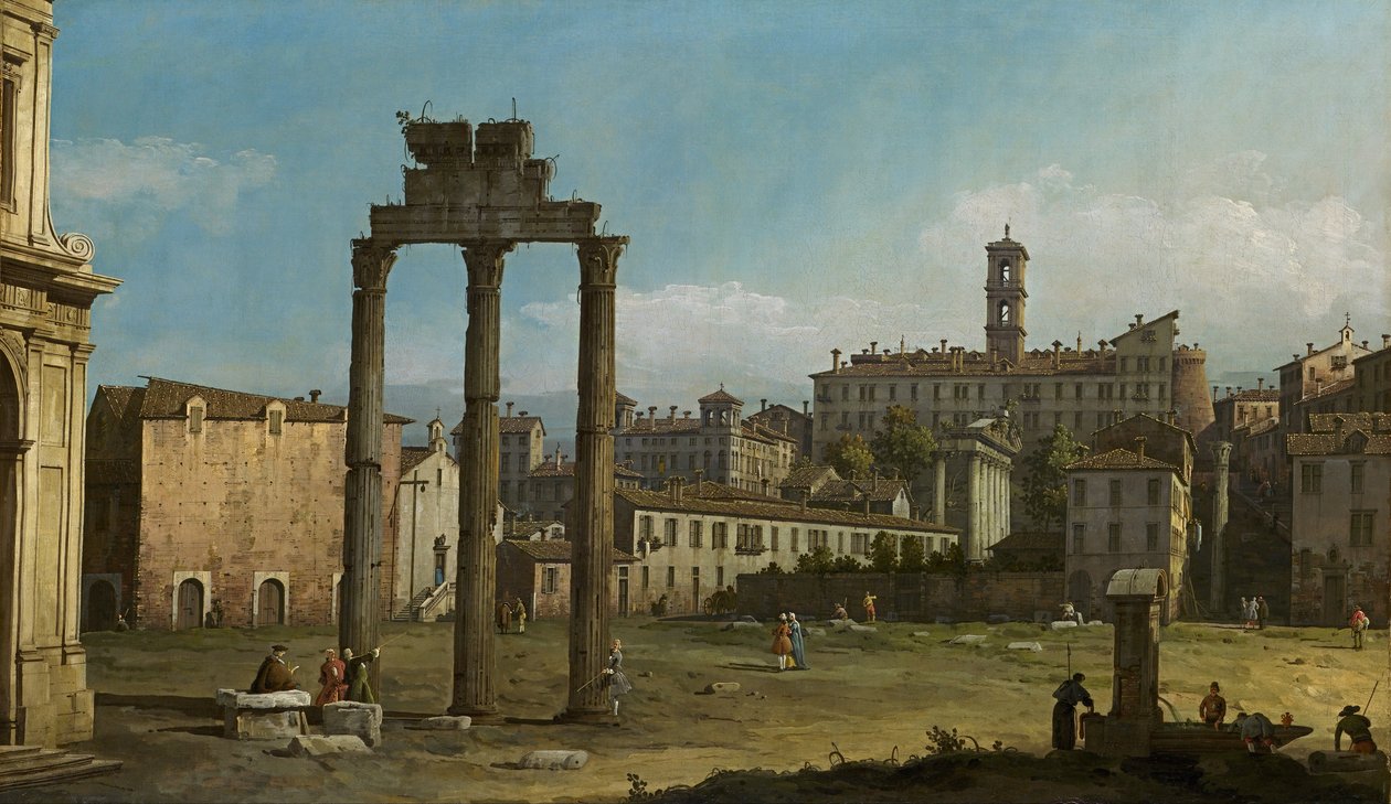 Ruines du Forum, Rome - Bernardo Bellotto