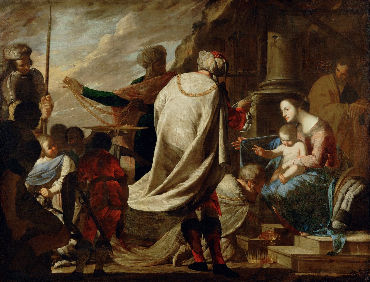 Adoration des Mages - Bernardo Cavallino