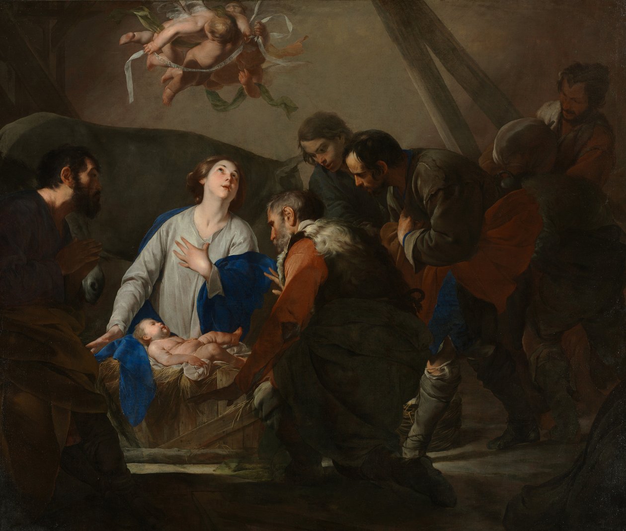 Adoration des bergers, vers 1650 - Bernardo Cavallino