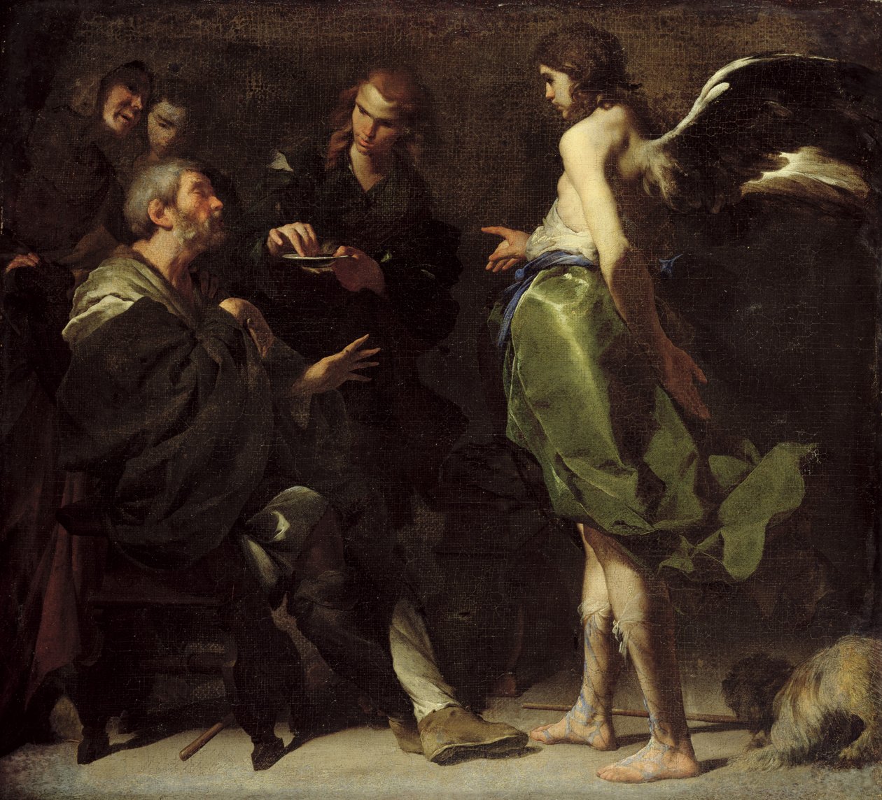 Le Jeune Tobie guérit son père aveugle, vers 1640 - Bernardo Cavallino