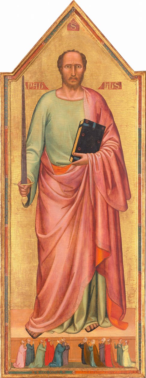 Saint Paul et un groupe de fidèles, 1333 - Bernardo Daddi