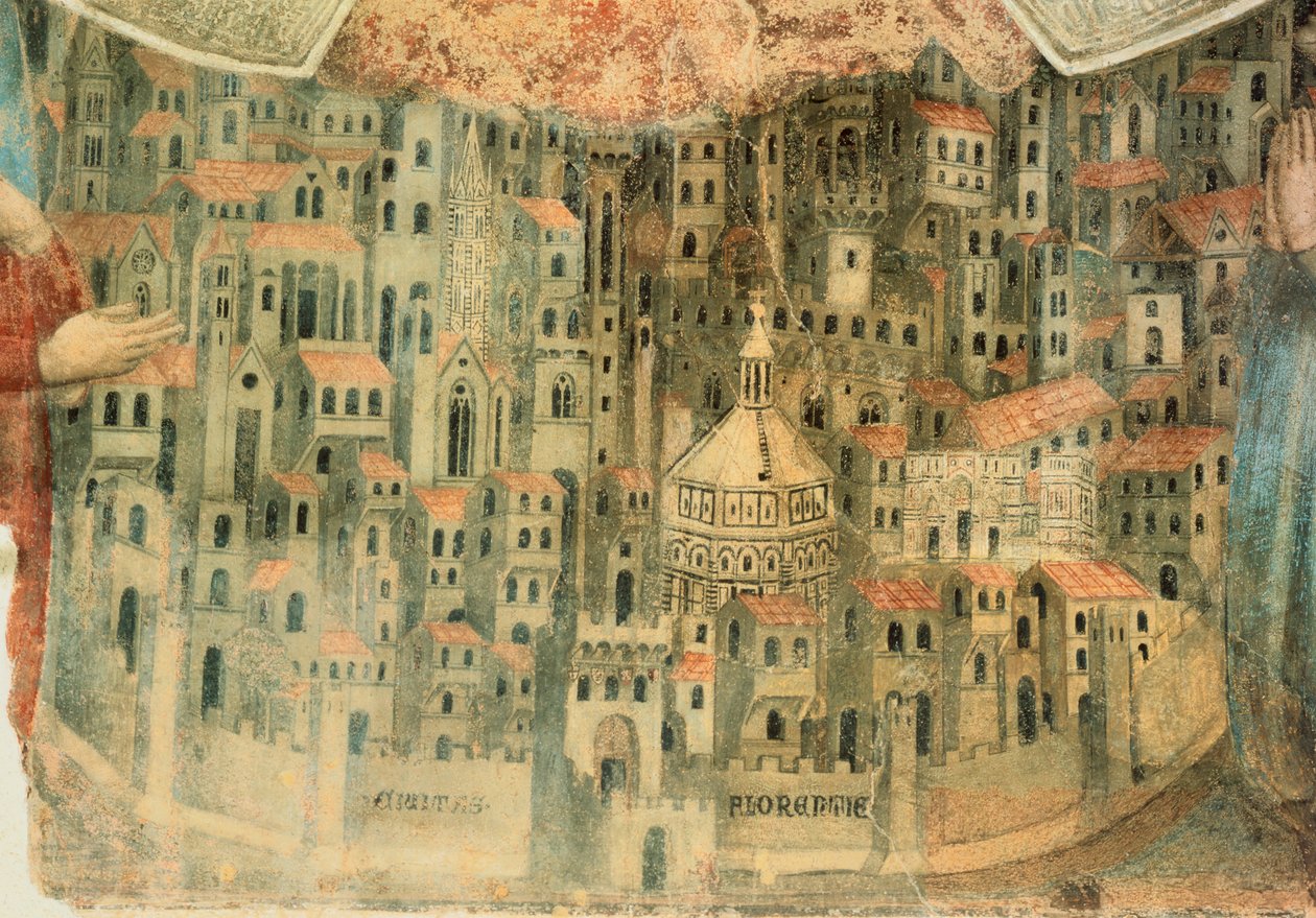 Vue de Florence, (détail) de 