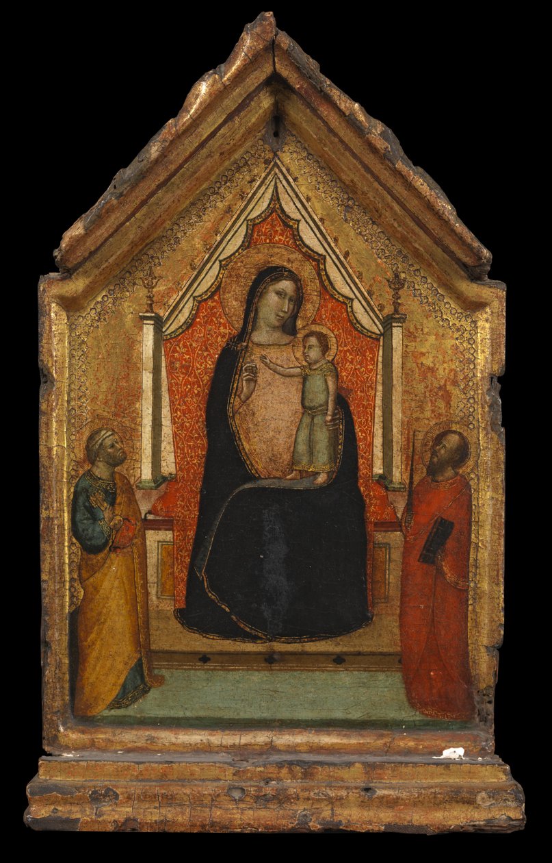 Vierge et Enfant avec Saint Pierre et Saint Paul, vers 1340 - Bernardo Daddi