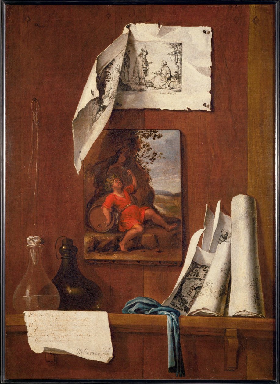 Nature morte en trompe-l
