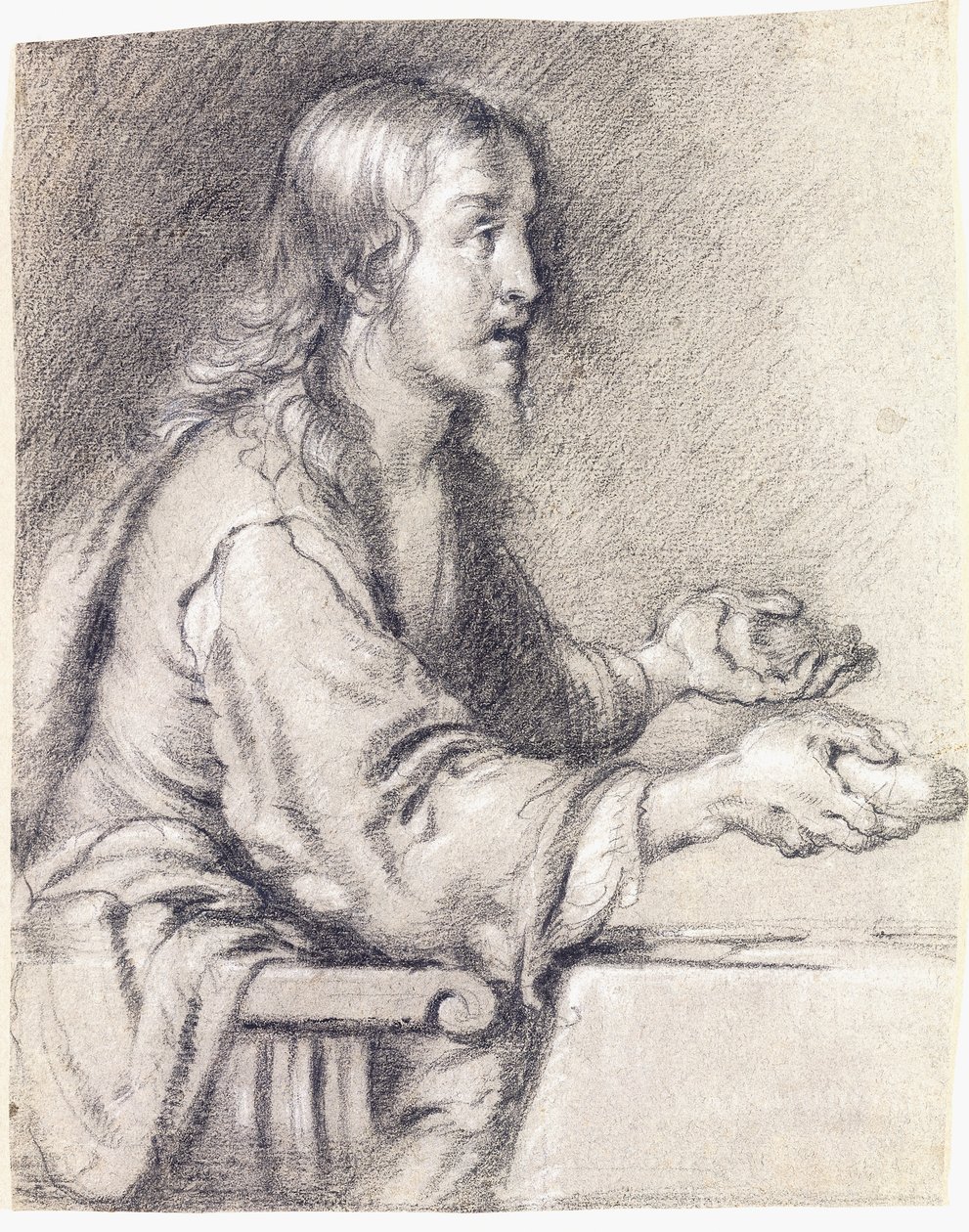Le Christ à Emmaüs présentant le pain - Bernardo Strozzi