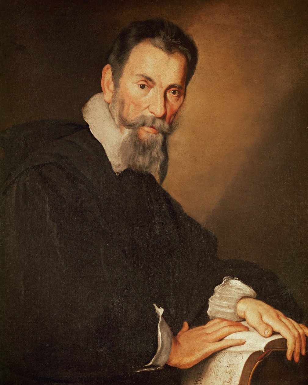 Claudio Monteverdi (huile sur toile) - Bernardo Strozzi