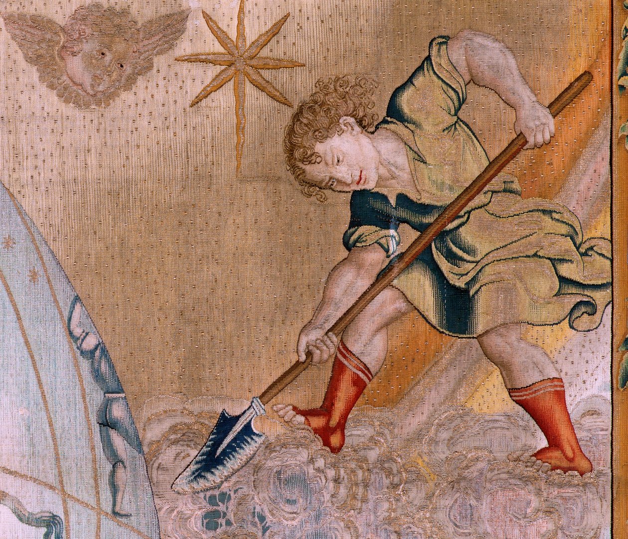 Hercule soutenant la sphère céleste (série Les Sphères) - Bernart van (attr. to) Orley