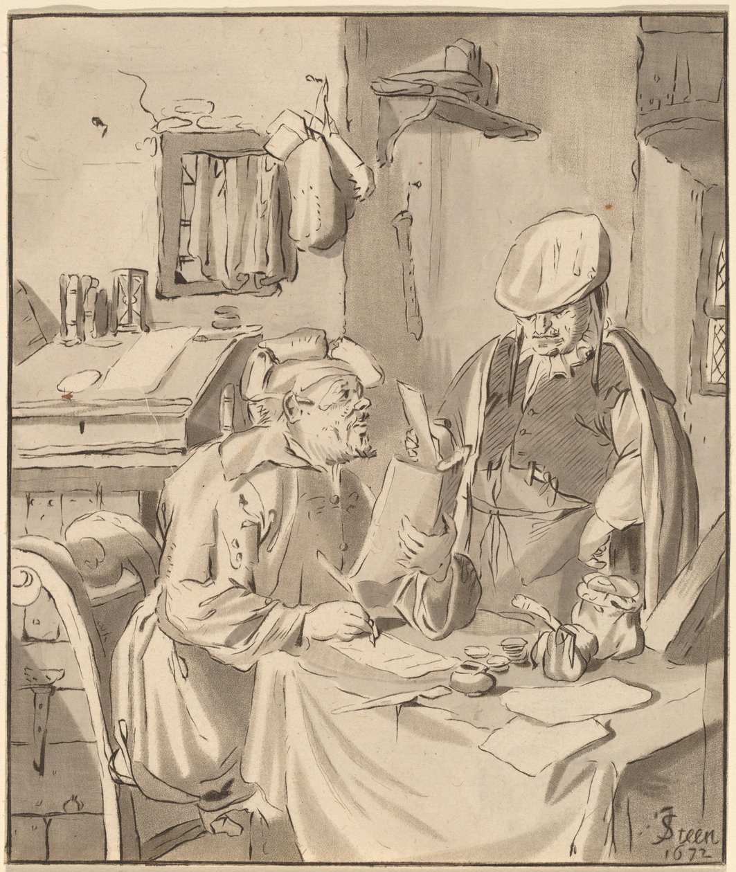 Le collectionneur, 1777, publié en 1786 - Bernhard Schreuder