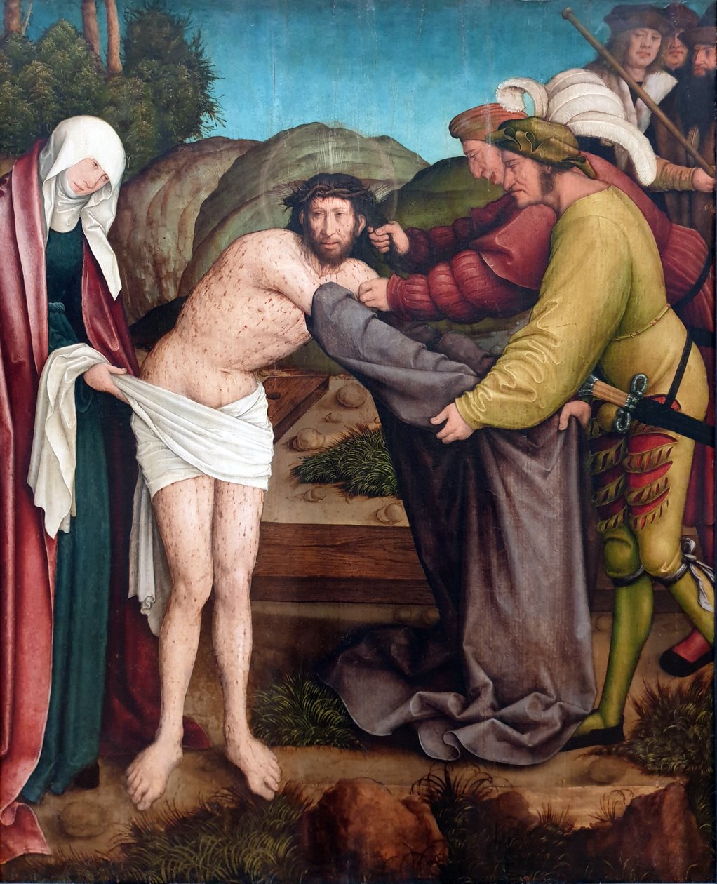 Allemand : Die Entkleidung Christi Le déguisement du Christ - Bernhard Strigel