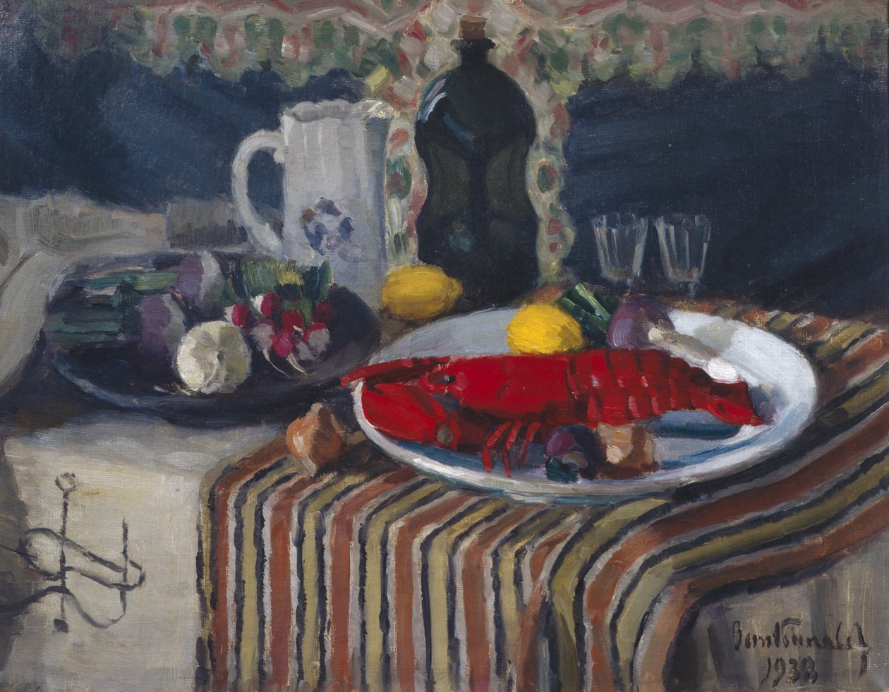 Assiette avec homard et citron - Bernt Wilhelm Tunold
