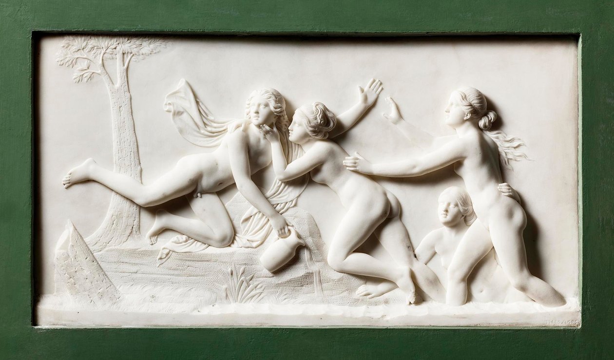 Hylas enlevé par les nymphes du fleuve - Bertel Thorvaldsen