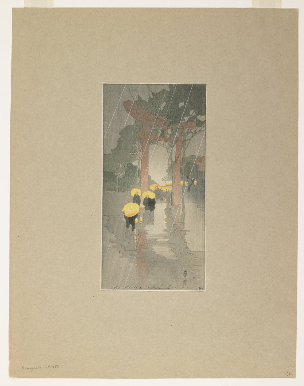Temple Gate - Bertha Boynton Lum