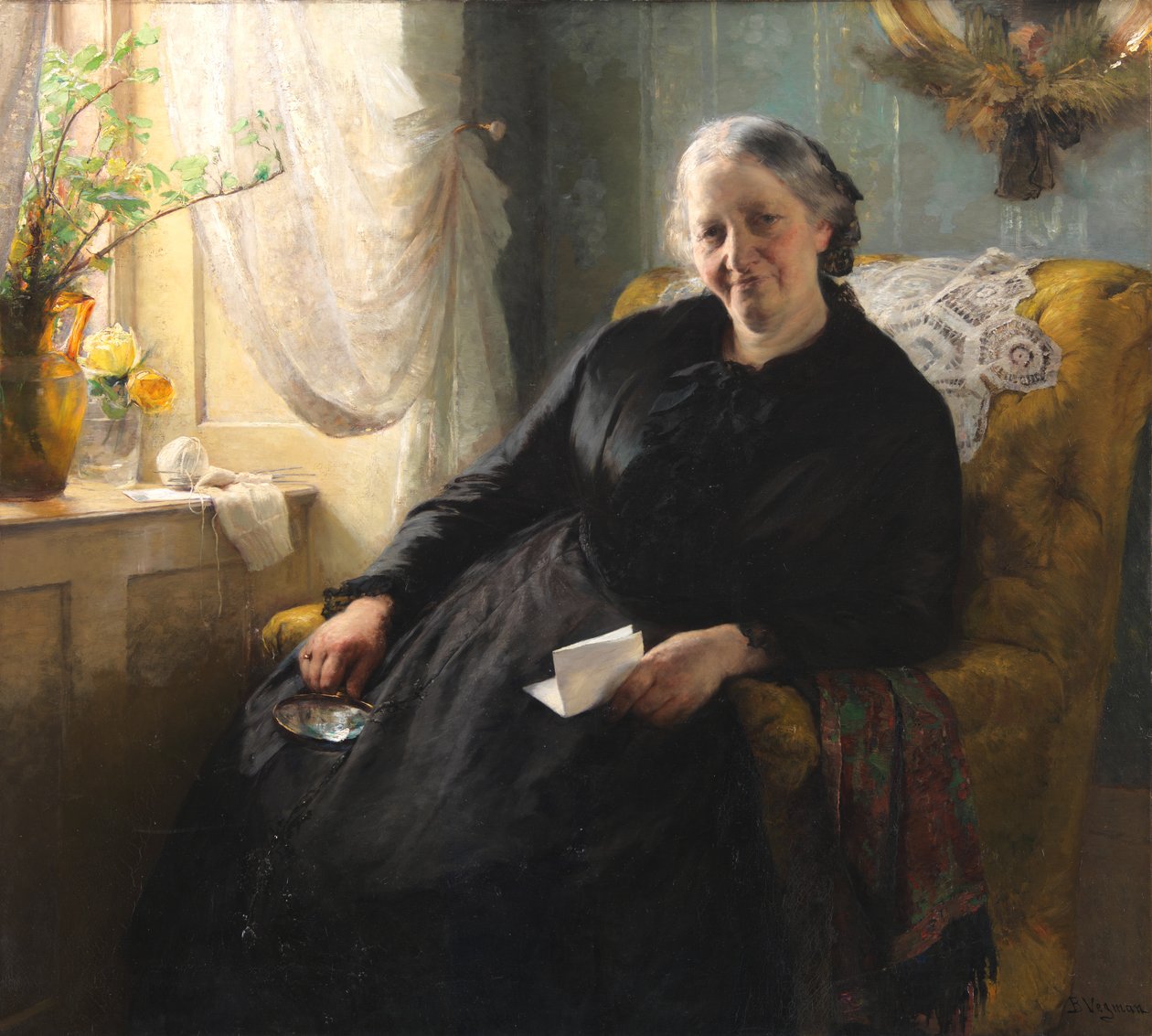 Portrait de Cecilie Trier, née Melchior - Bertha Wegmann