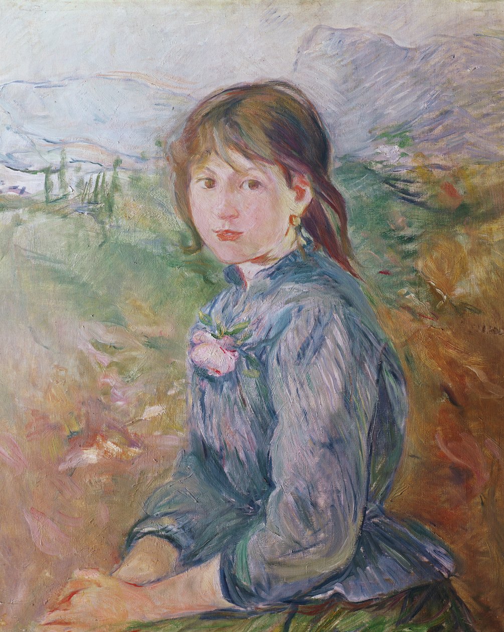 La Petite Fille de Nice, 1888-89 - Berthe Morisot