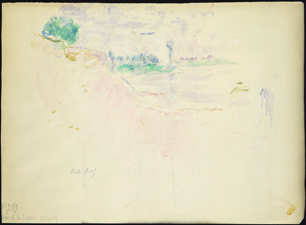 Les rives de la Loire, 1887 - Berthe Morisot