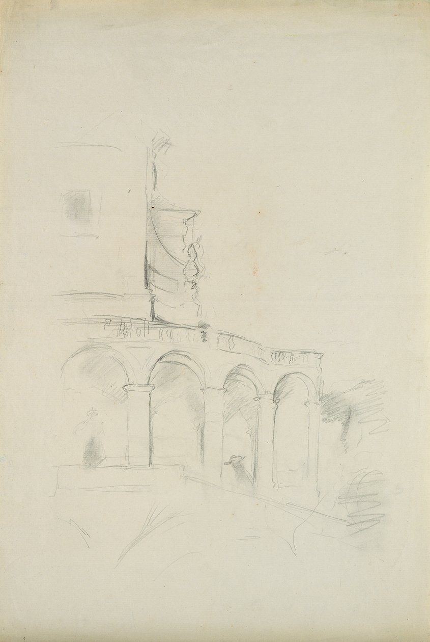 Villa à Saint-Pons à Nice, 1889 - Berthe Morisot