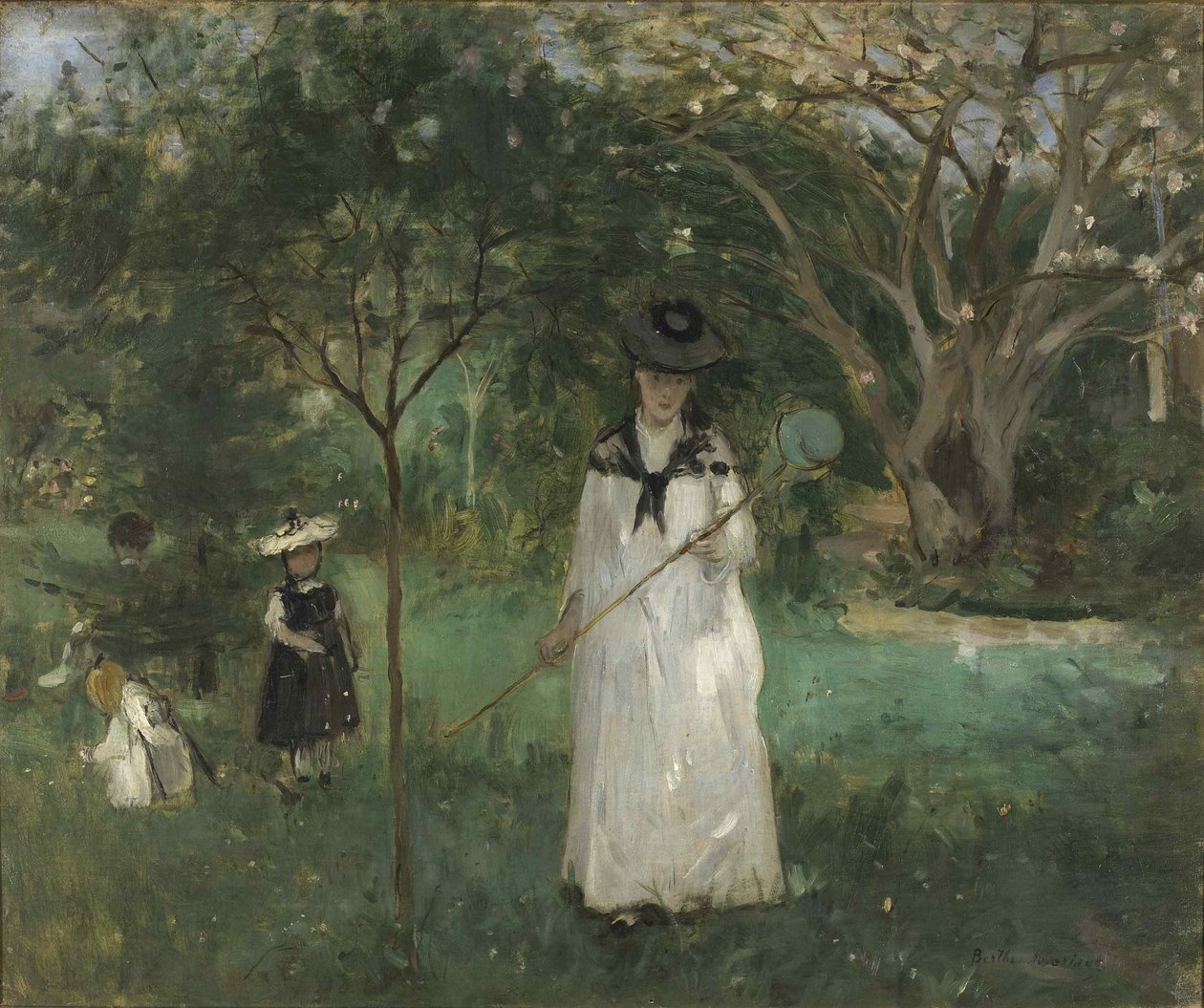 La Chasse aux papillons, 1874 - Berthe Morisot