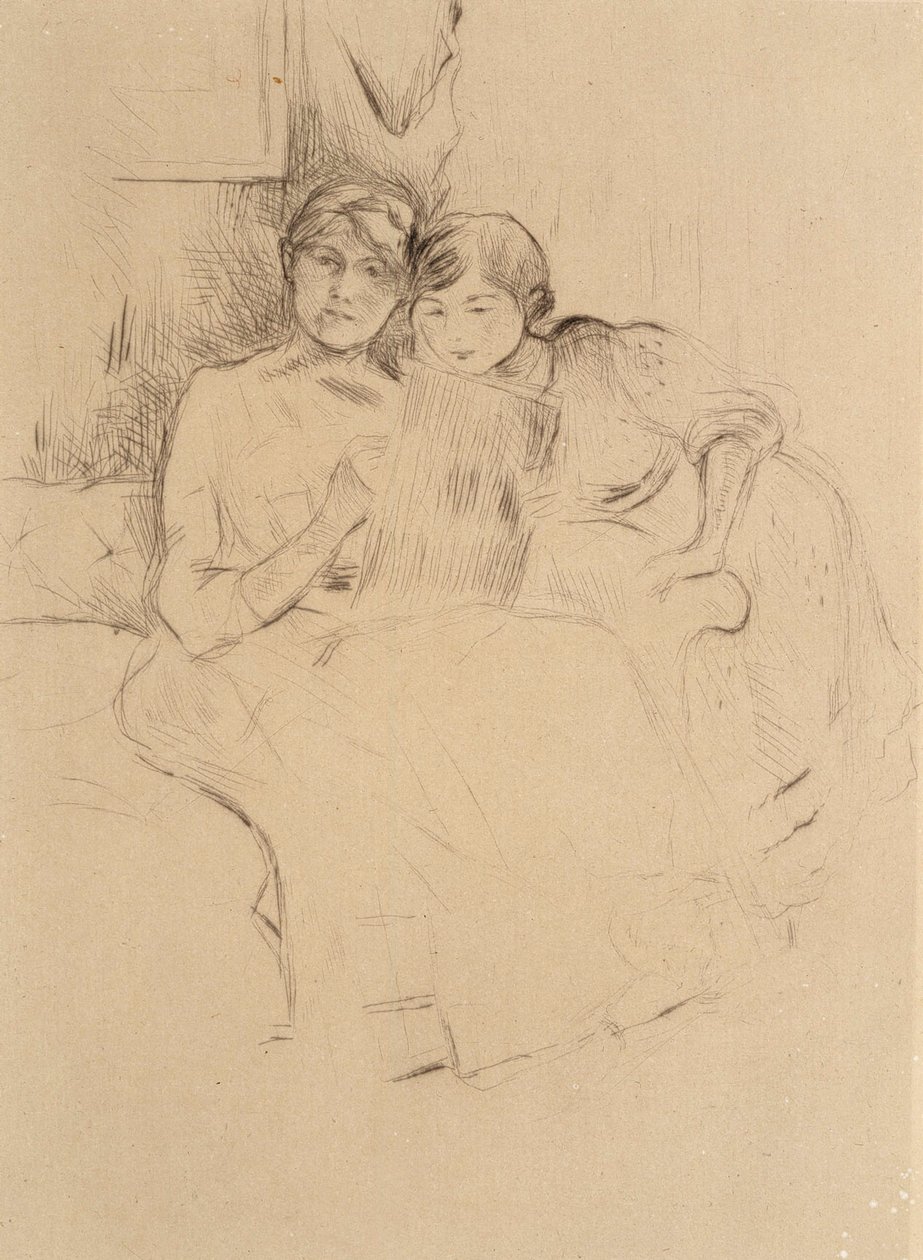 Leçon de dessin - Berthe Morisot