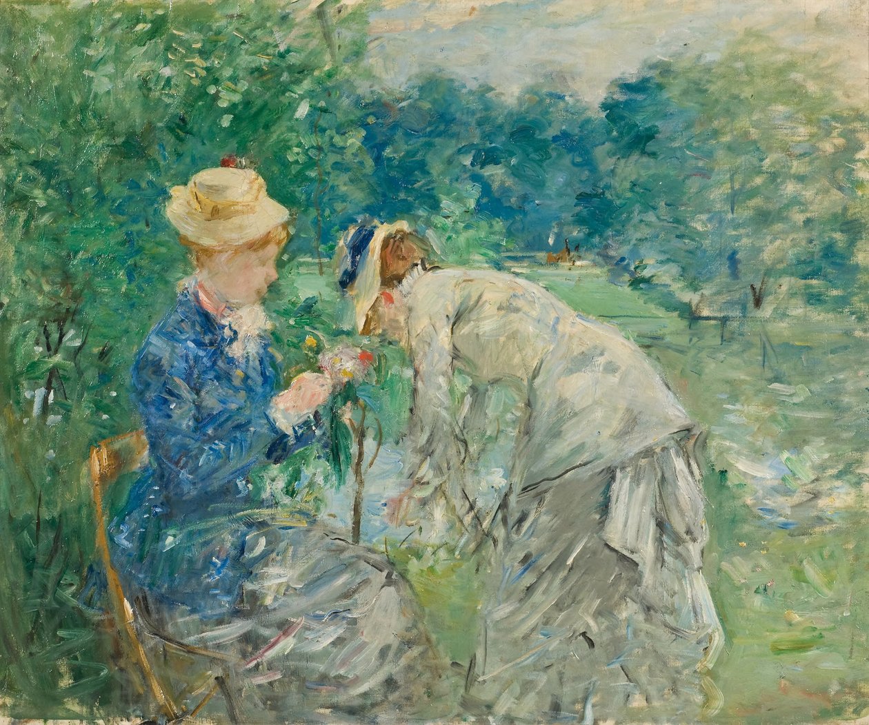 Au bois de Boulogne - Berthe Morisot