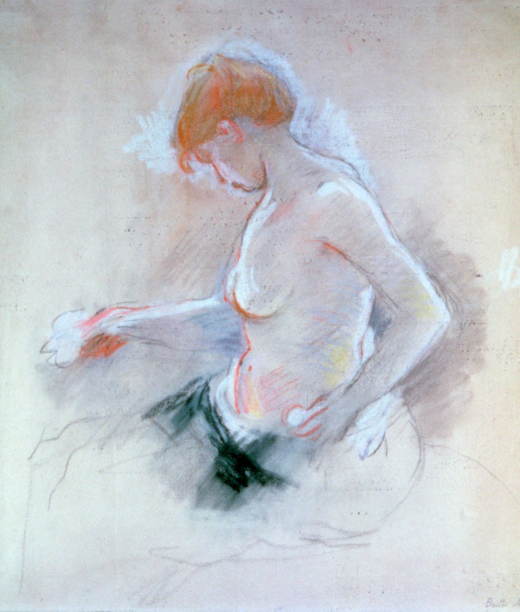 Nu, vers 1861-1895 - Berthe Morisot