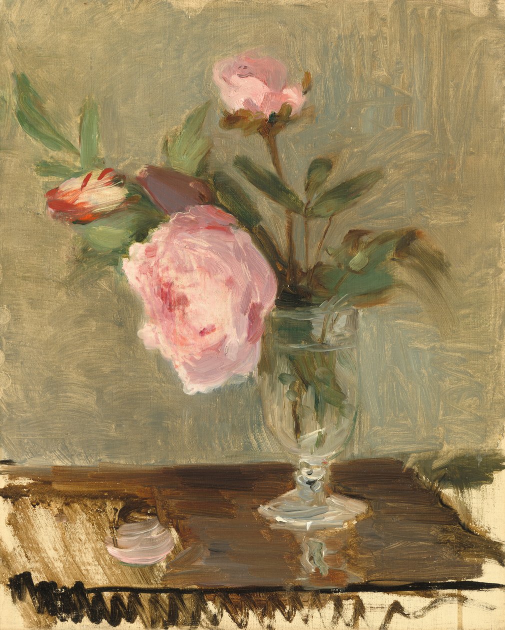 Pivoines, vers 1869 - Berthe Morisot