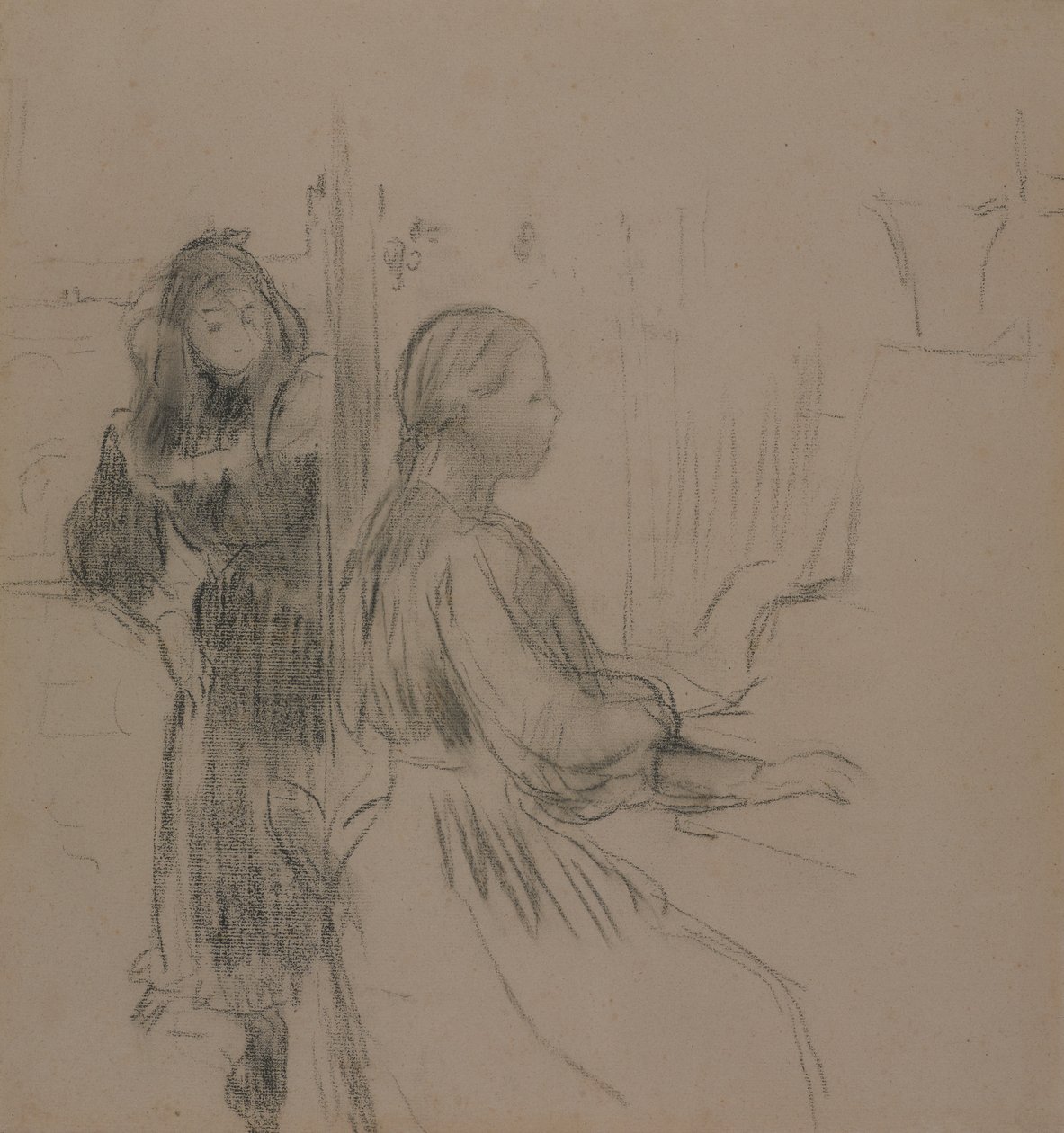 Étude pour La Musique, 1893 - Berthe Morisot