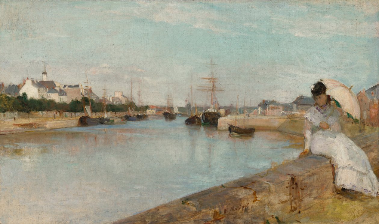 Le port de Lorient - Berthe Morisot