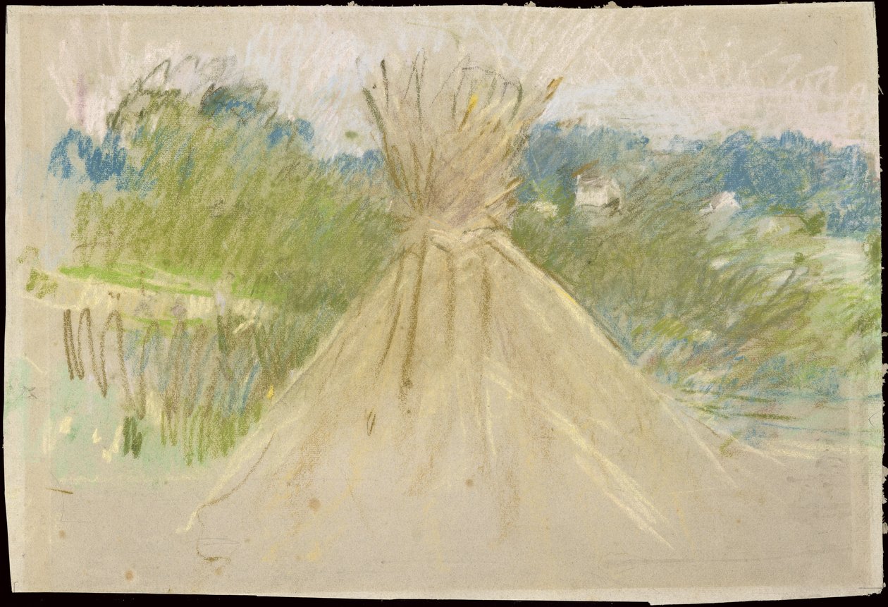 La petite meule de foin, 1882 - Berthe Morisot