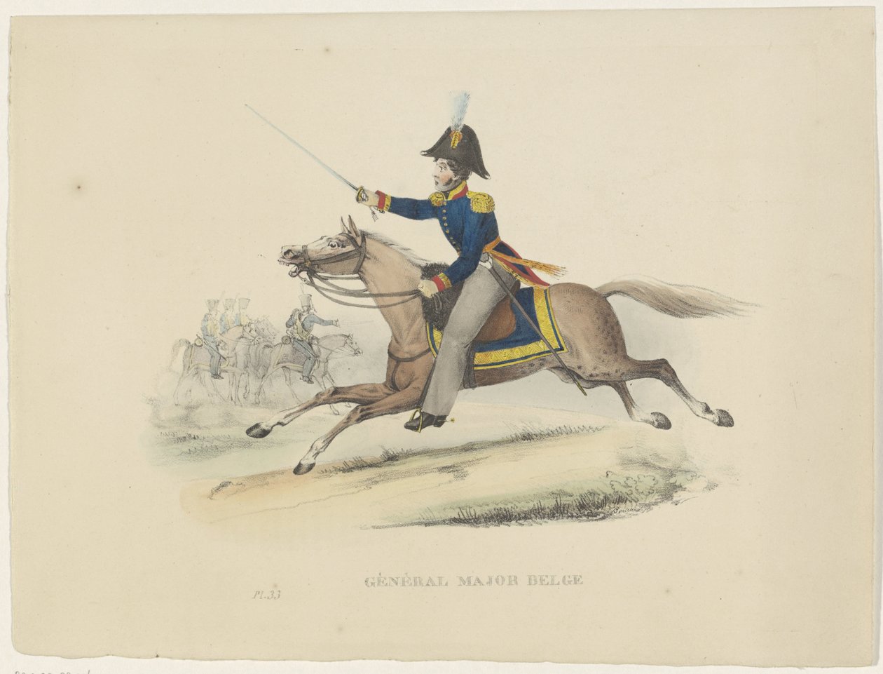 Général-major belge, 1830 - Bertrand