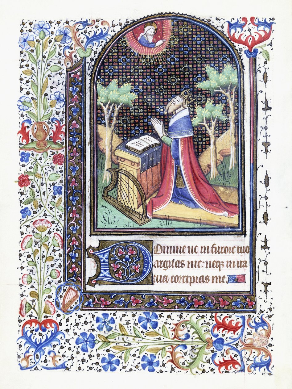 David en prière, c.1460 - Besancon School