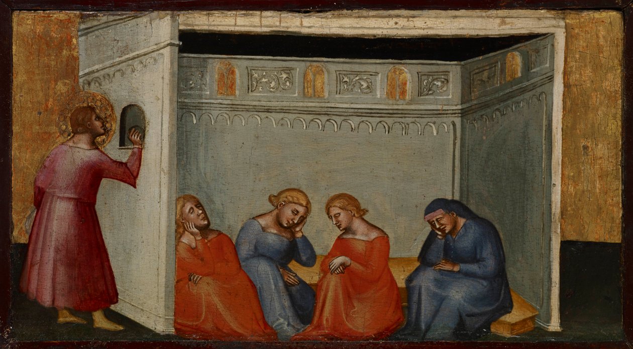 Scène de la légende de Saint Nicolas - Bicci di Lorenzo