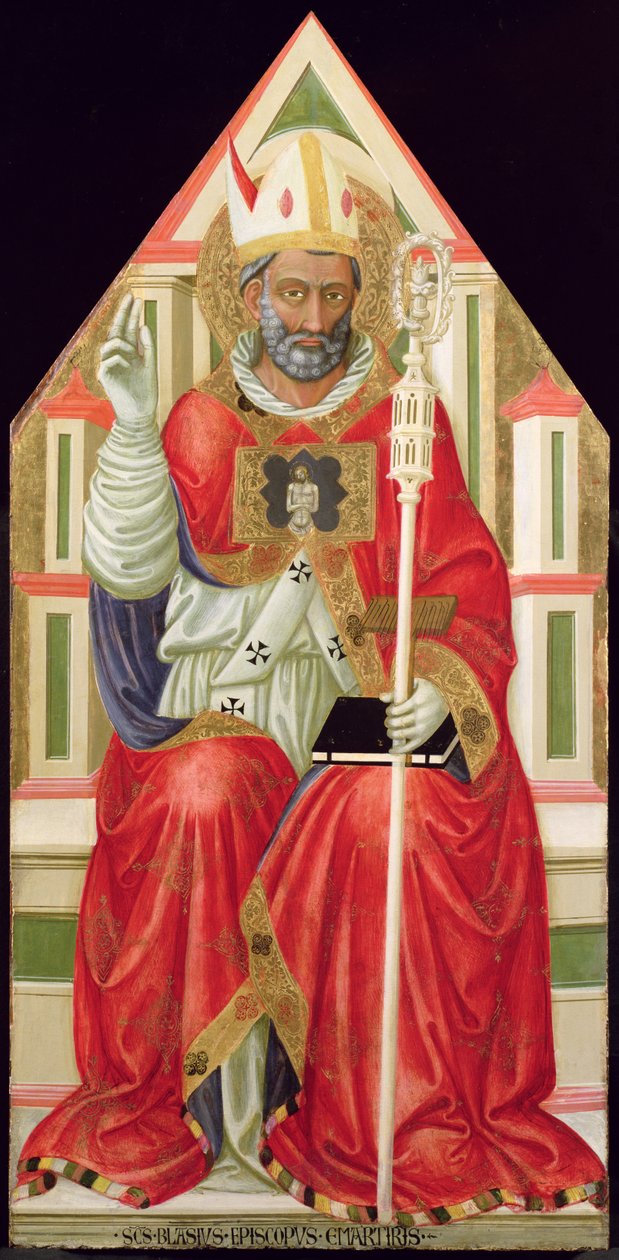 Saint Blaise (mort en 316) vers 1445 - Bicci di Lorenzo