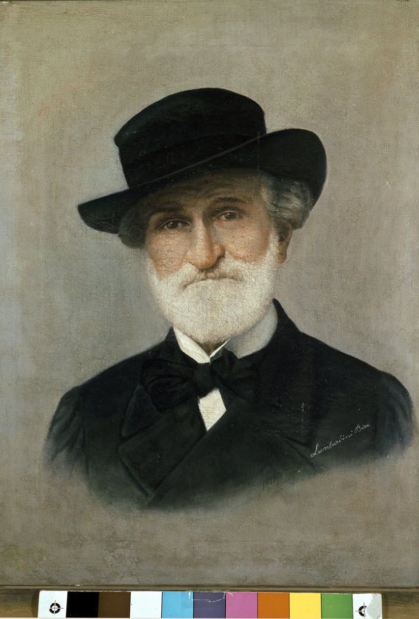 Giuseppe Verdi, après 1899 (huile sur toile) - Bice Lombardini