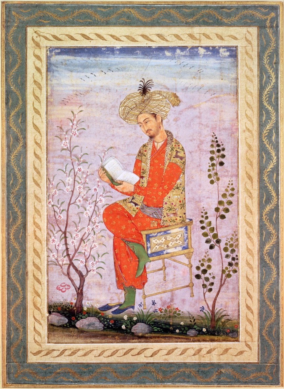 Babur lisant, Mughal - Bishn Das