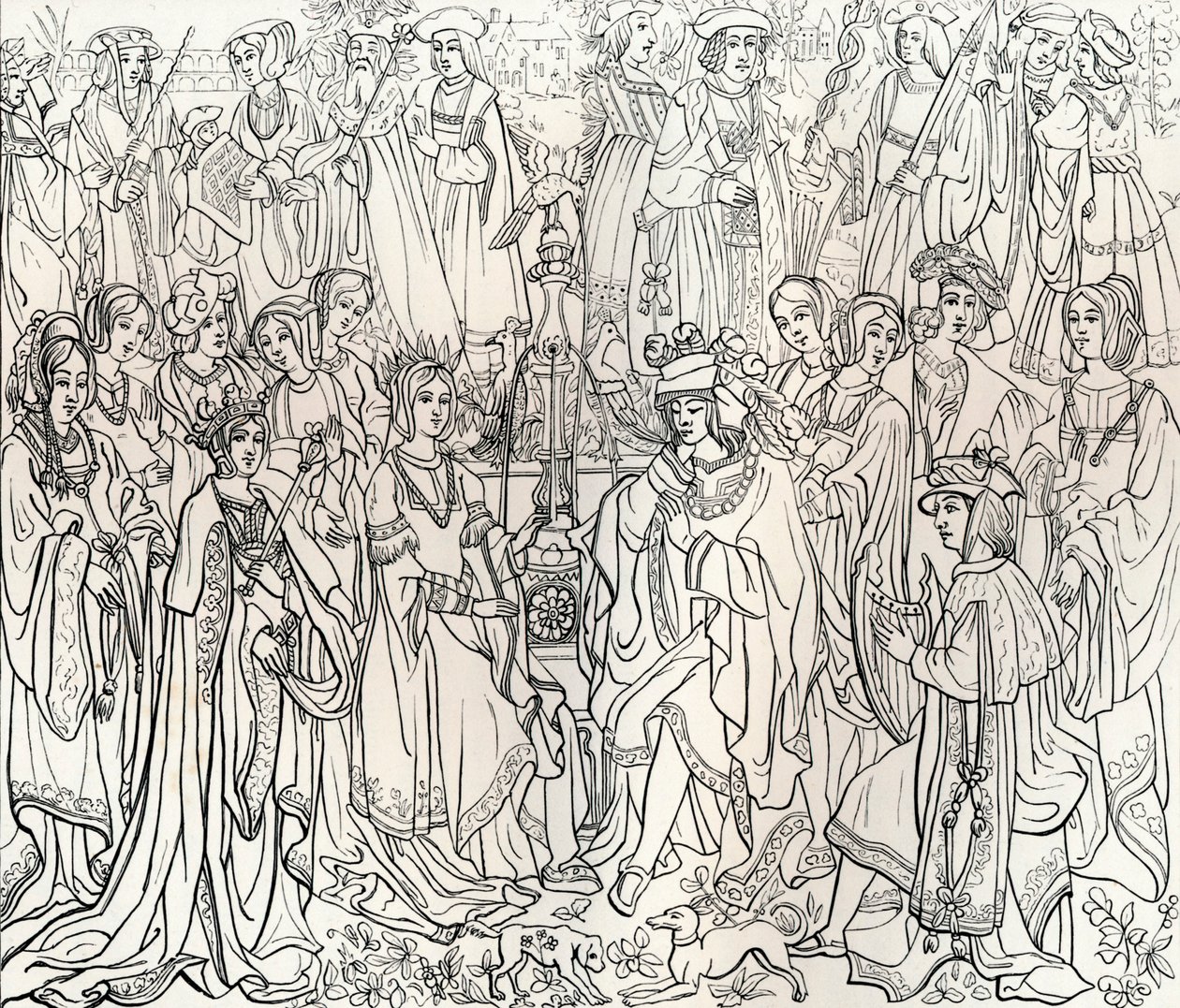 Mariage du roi Louis XII de France et de Mary Tudor, 16ème siècle, 1849 - Bisson and Cottard