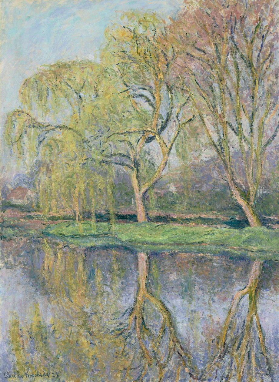 French: Le Printemps (Le bassin aux nymphéas à Giverny) - Blanche Hoschede Monet