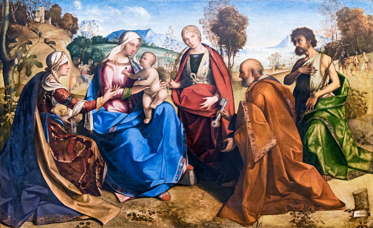 Mariage mystique de Sainte Catherine - Boccaccio Boccaccino