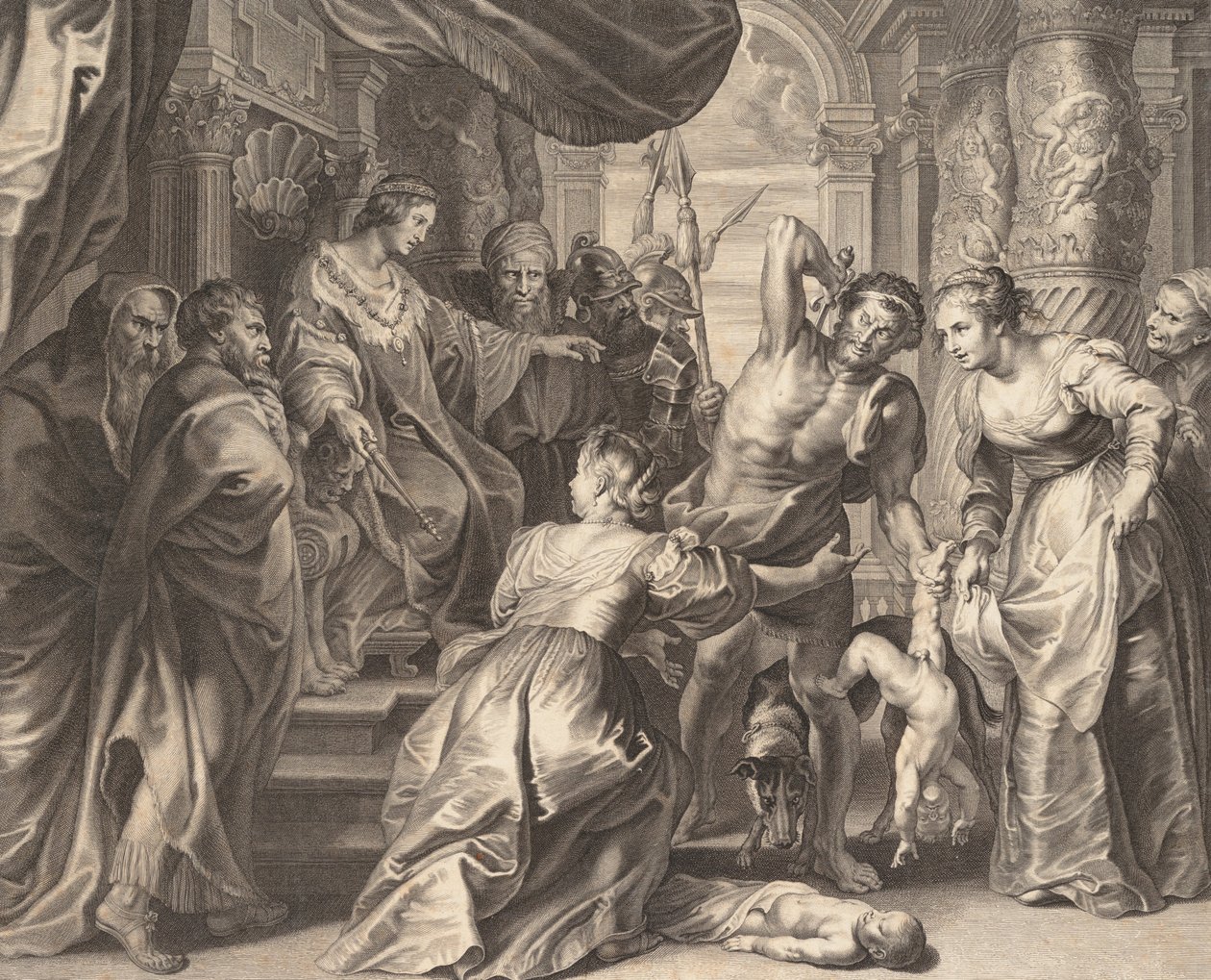 Le Jugement de Salomon, 1595-1633 - Boetius Adams Bolswert