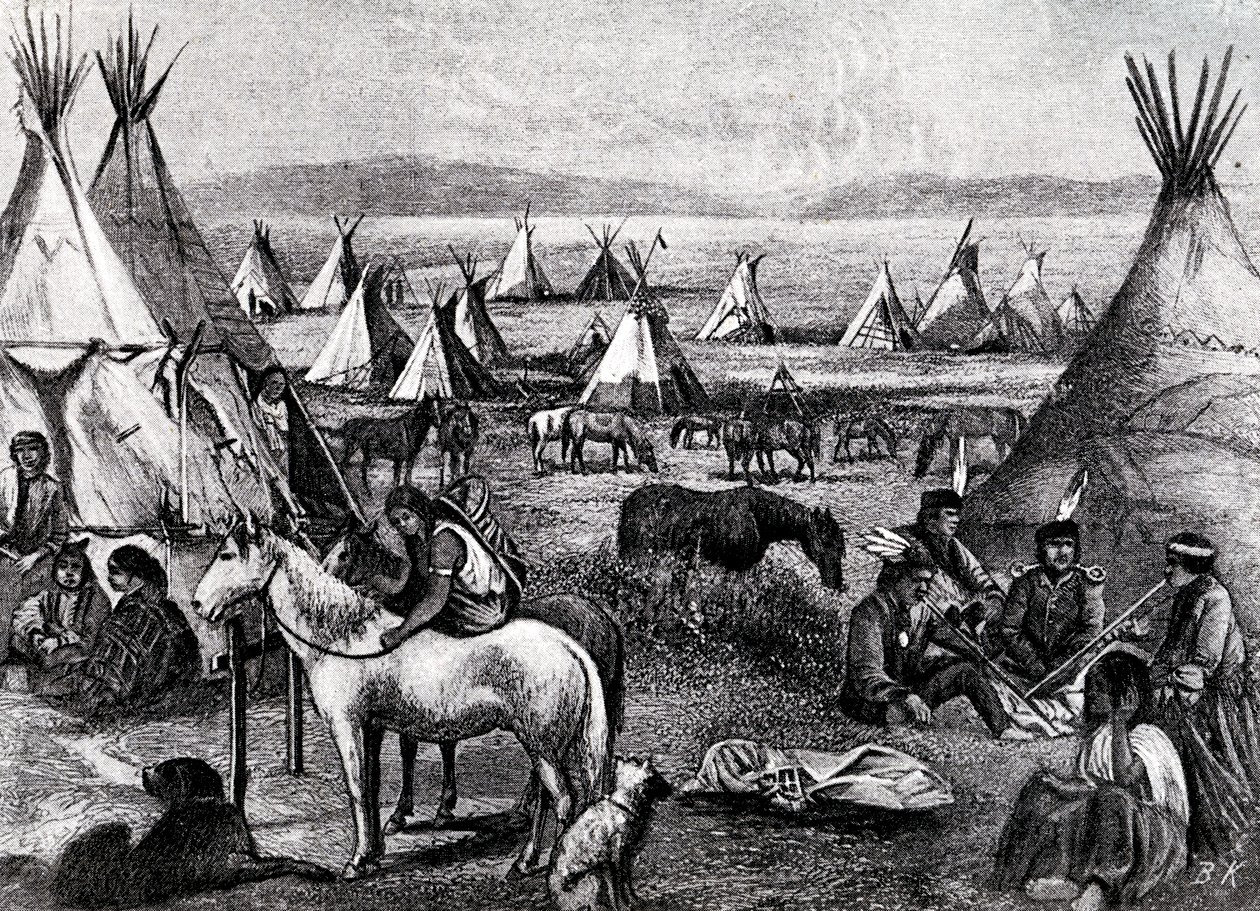 Campement indien Navajo - Bohuslav Kroupa