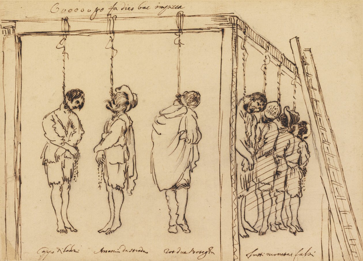 Sept Hommes sur la Potence - Unknown