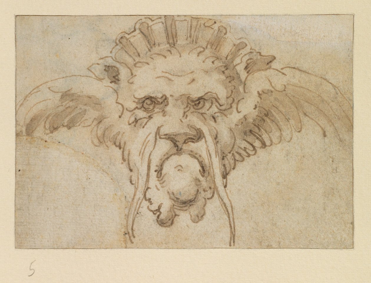 Masque grotesque - Bolognese School