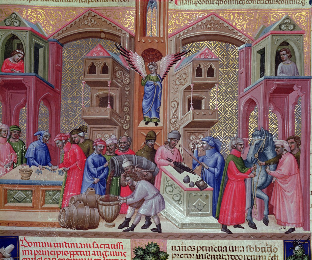 Guilde des marchands, tirée du manuscrit 