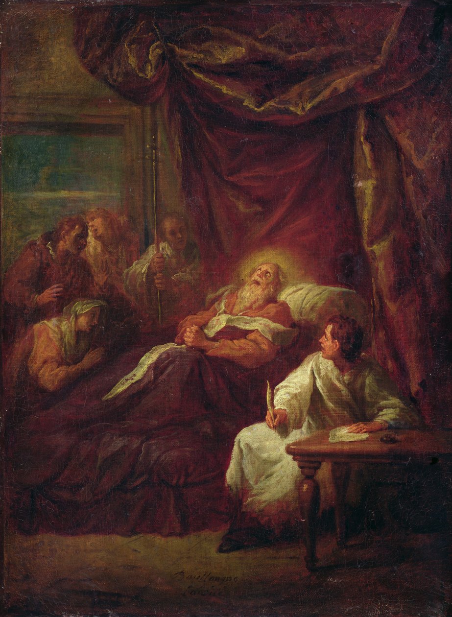 La mort de Saint Ambroise - Bon de Boulogne