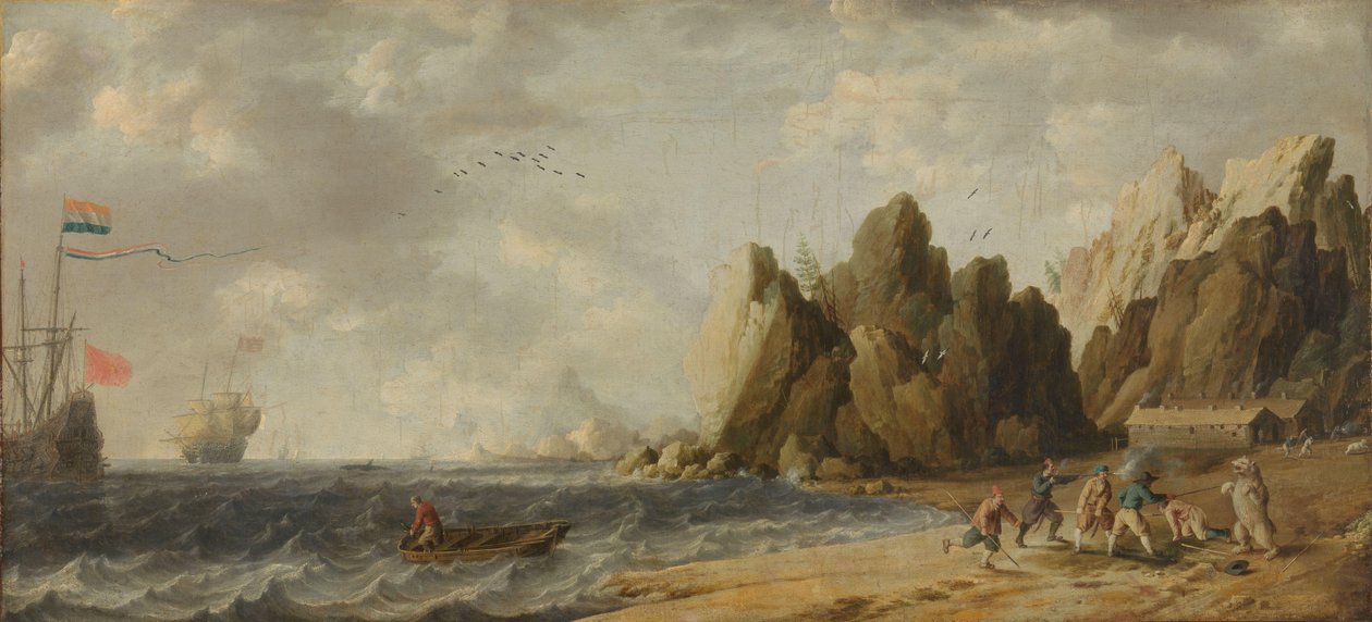 Entrée imaginaire dans les eaux arctiques méridionales en été - Bonaventura Peeters (I)
