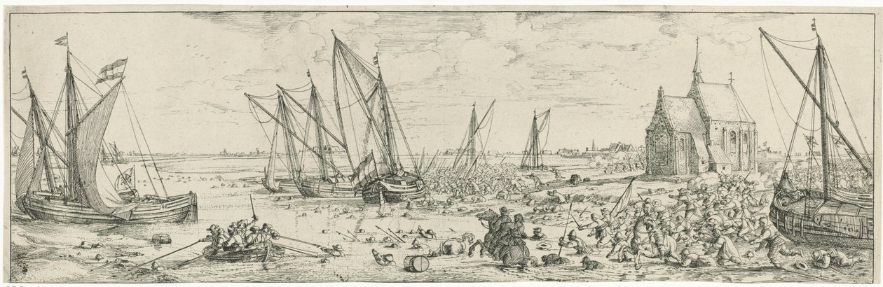 Attaque ratée sur le fort Kallo, 1638 - Bonaventura Peeters (I)