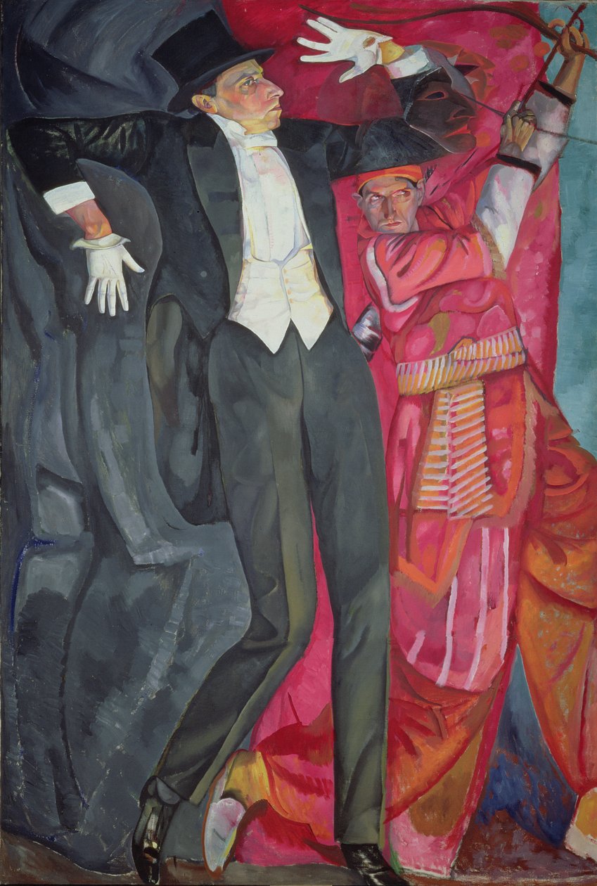 Portrait du producteur Vsevolod Emilievich Meyerhold (1874-1940), 1916 - Boris Dmitrievich Grigoriev
