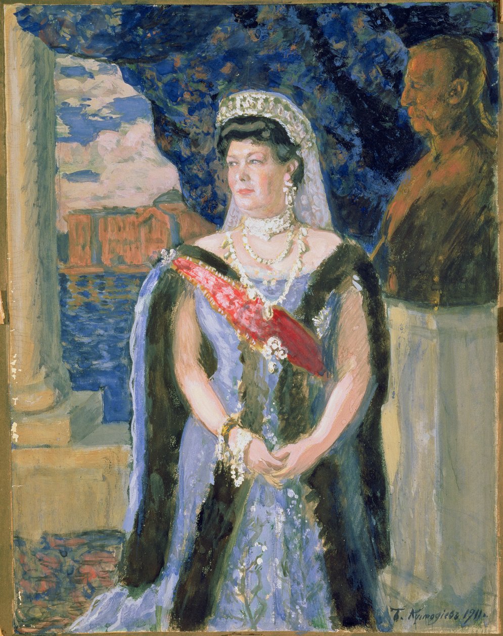 Portrait de la grande-duchesse Maria Pavlovna, 1911 - Boris Mikhailovich Kustodiev