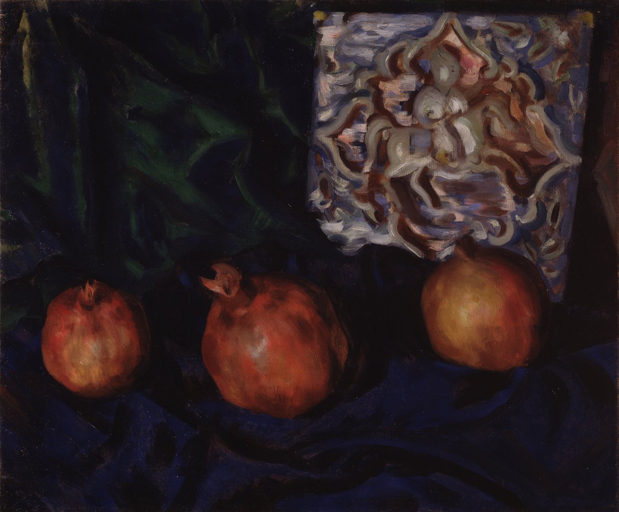 Nature morte. Grenades, 1910 - Boris Mikhailovich Kustodiev